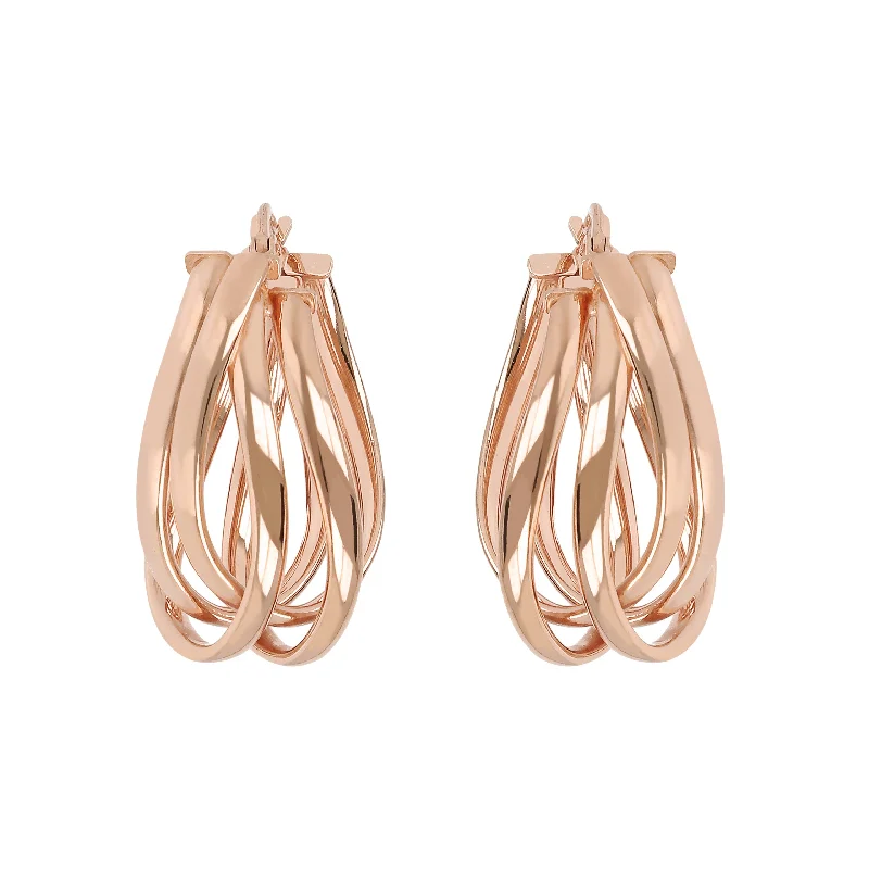 crystal earrings for women -Bronzallure Purezza Earrings