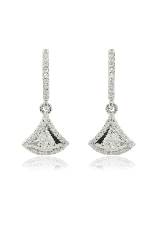 classic pearl earrings for women -CHIC NOEL FANTASTIC EARRINGS SILVER