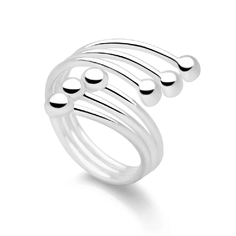 minimalist wedding rings -Celestial Wrap Ring