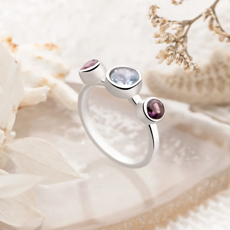 gemstone rings for women -Mountainside Ring