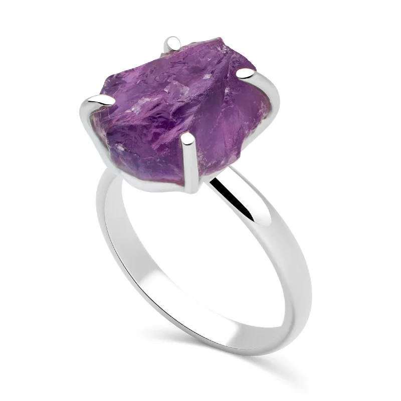 dainty engagement rings -Amethyst Muse Ring