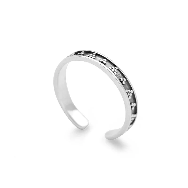 personalized rings for women -Aztec Toe Ring