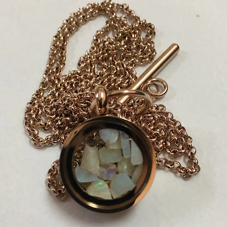 luxurious necklaces for women -OPAL CAPTURE NECKLACE SMALL