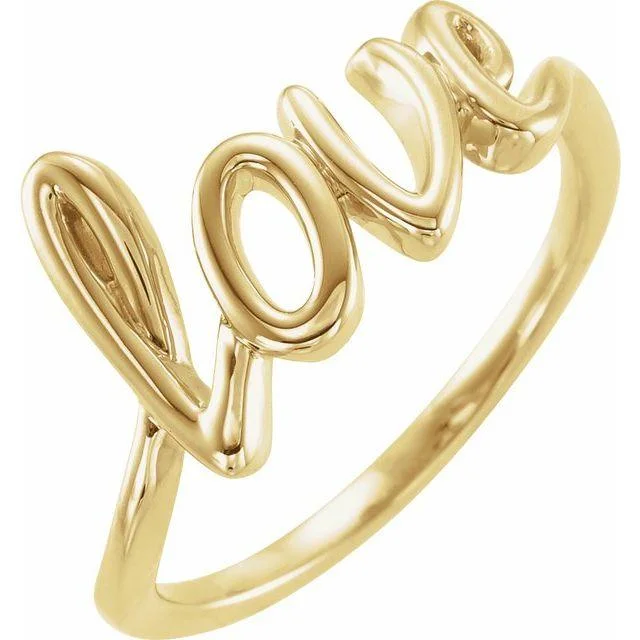 stackable wedding bands -JDTKSP-52173 Love Ring