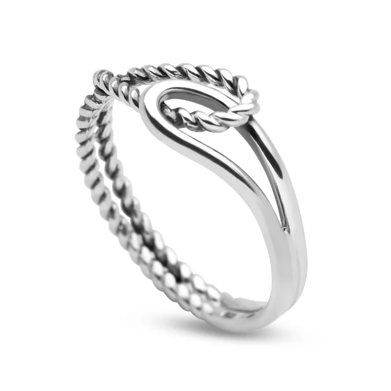 bridal rings for women -Tethered Vine Ring