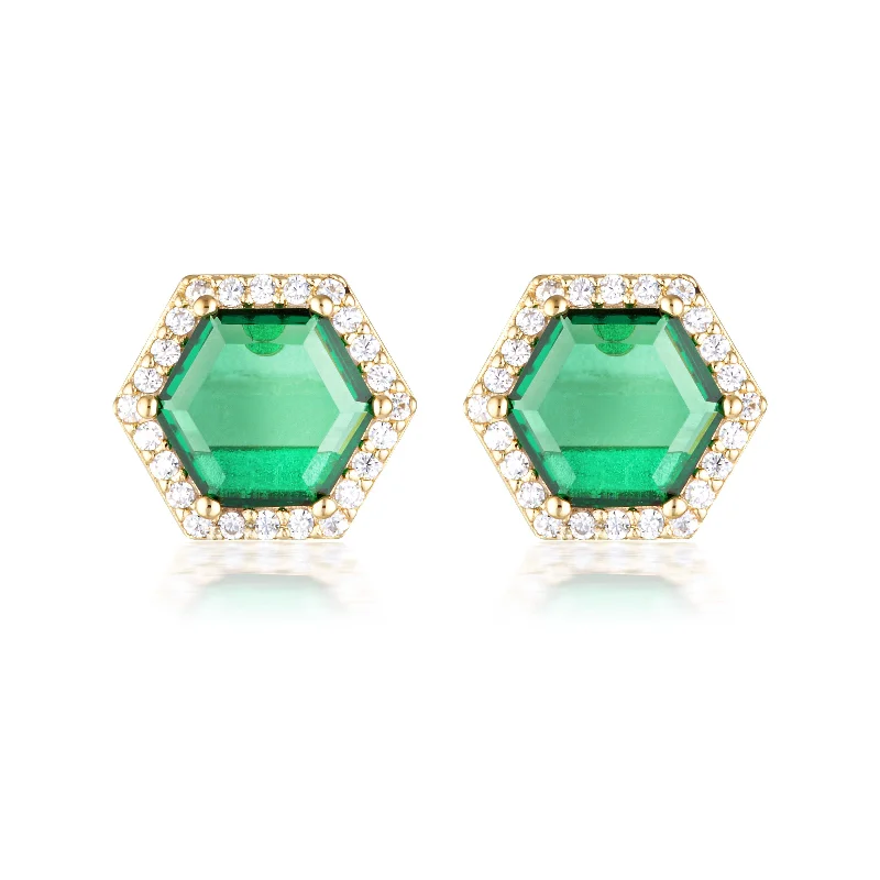 luxury diamond earrings for women -GEORGINI COMMONWEALTH COLLECTION BIRMINGHAM EARRINGS GOLD