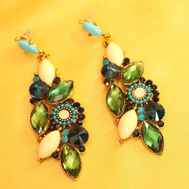 evening earrings for women -Multicolour Fashion Earrings