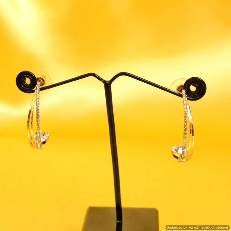 hoop earrings for women -American Diamond Fashion Baali