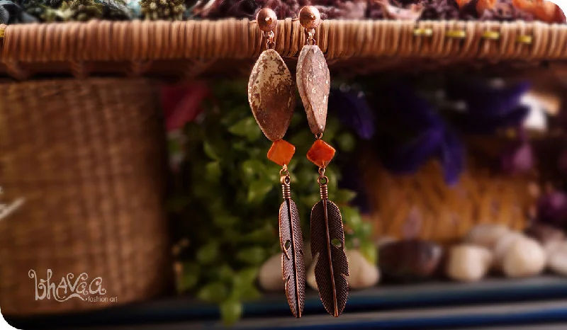 fashion earrings for women -Rustic Elegance M1-0030