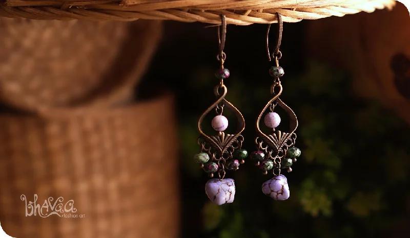 fashion earrings for women -Soothing Vibrancy M1-0070