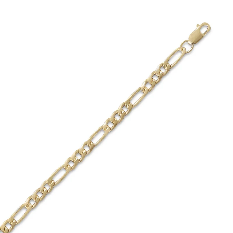 handmade necklaces for women -Figaro Chain Necklace 3.6mm 14k Yellow Gold-filled - Made in the USA