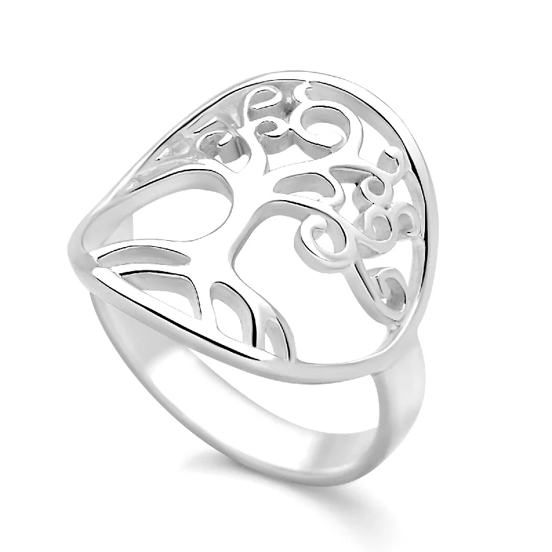 dainty rings for women -Sacred Tree of Life Ring