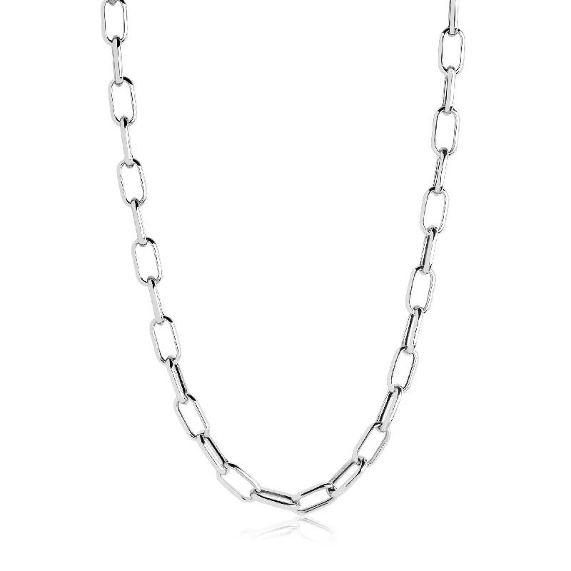 silver chain necklaces for women -Capri Silver Necklace