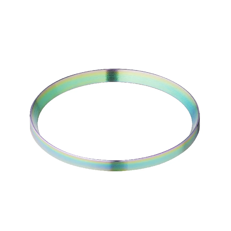 heart rings for women -SKX007/SRPD Chapter Ring: Rainbow Brushed Finish