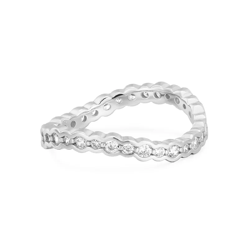 Rhodium Plated Sterling Silver