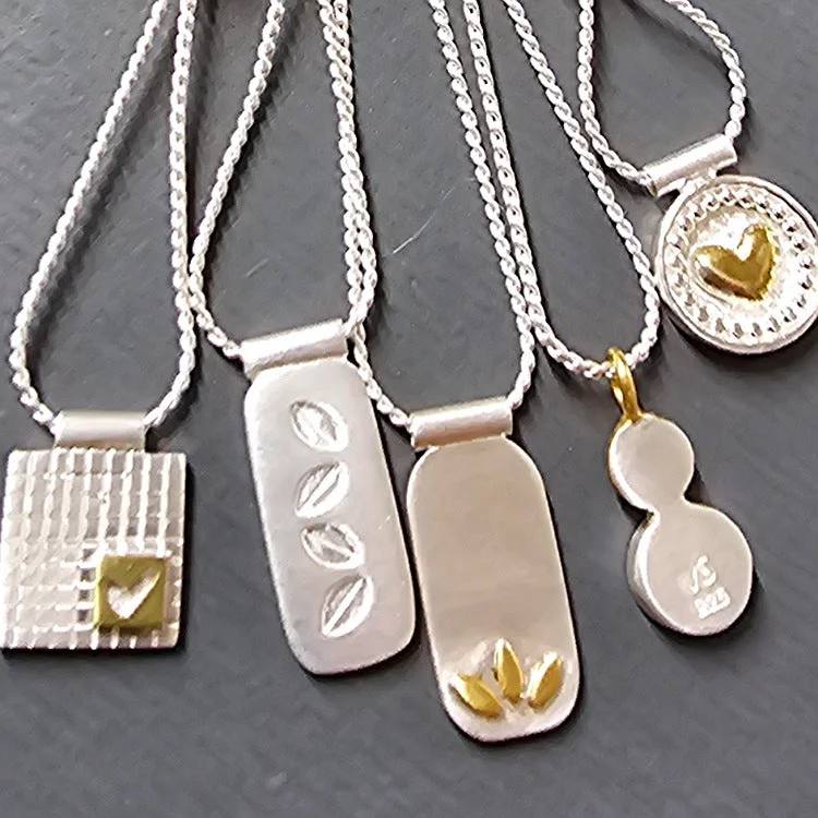 gold bar necklaces for women -NECKLACE STERLING SILVER