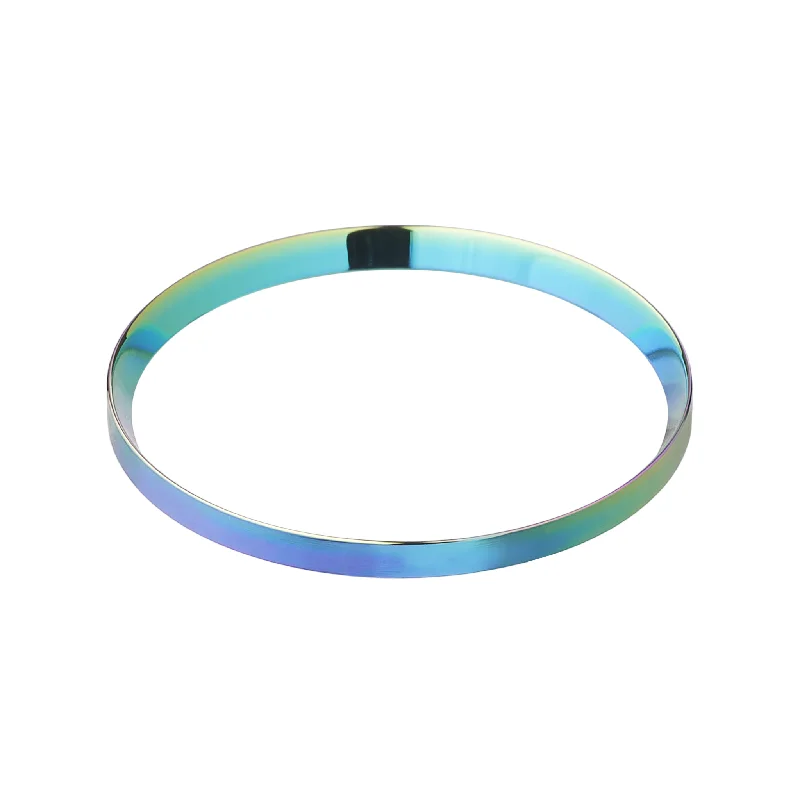 minimalist rings for women -SKX007/SRPD Chapter Ring: Rainbow Polished Finish