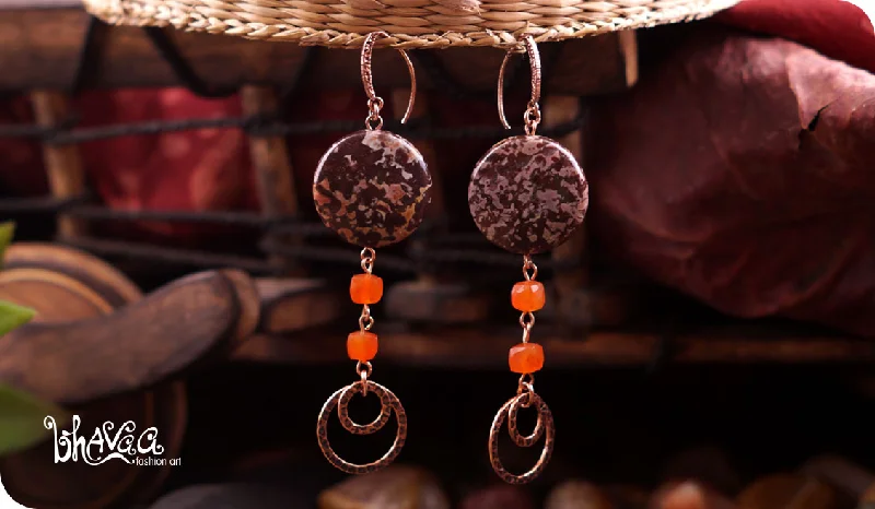 pearl drop earrings for women -Rustic Elegance M1-0059