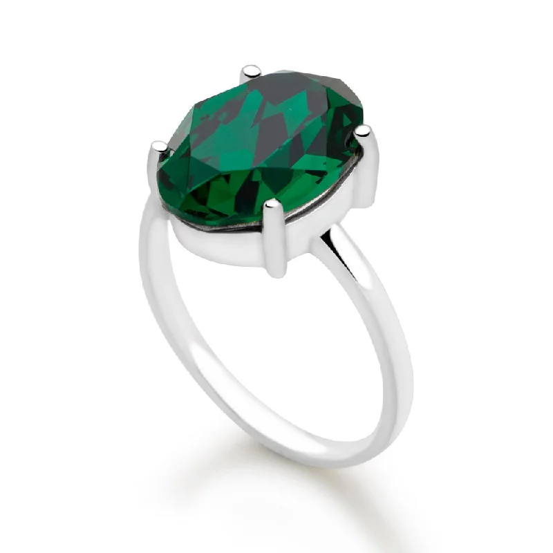 promise rings for couples -Emerald Heights Ring