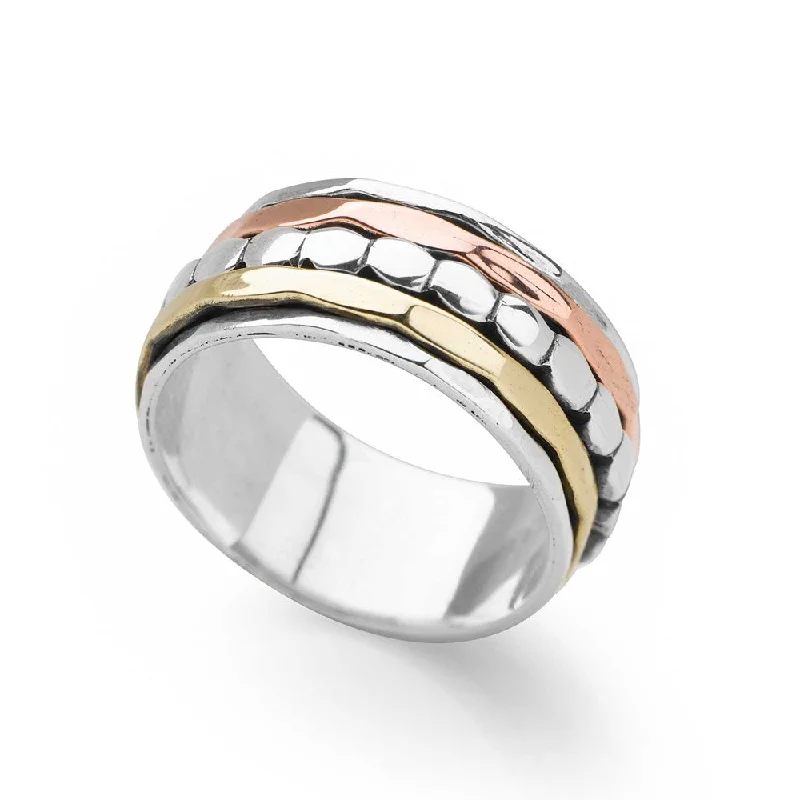 antique rings for women -Pebble Spin Ring