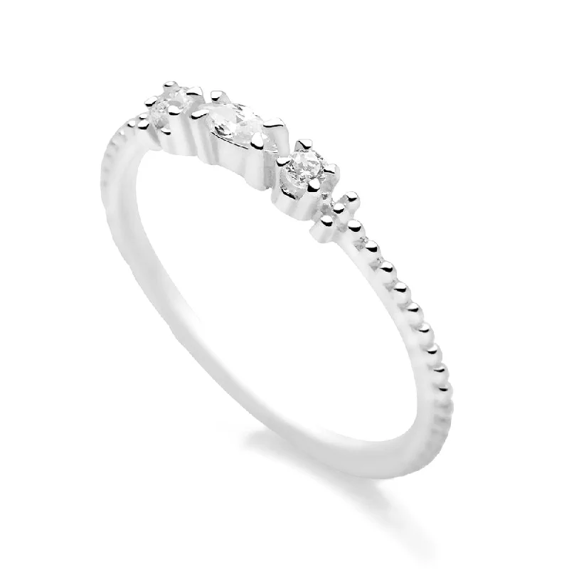 solitaire rings for women -Mini Majesty Ring