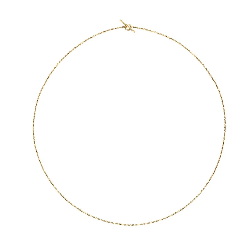 long pendant necklaces for women -The Essential 18K Gold Necklace