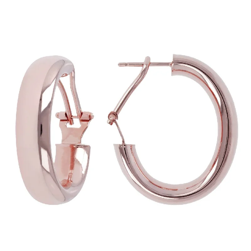 simple hoop earrings for women -Bronzallure Mini Hoop Earrings