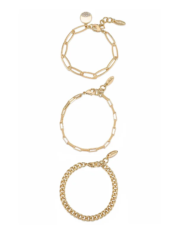 delicate charm bracelets -The Power of Three Bracelet Set