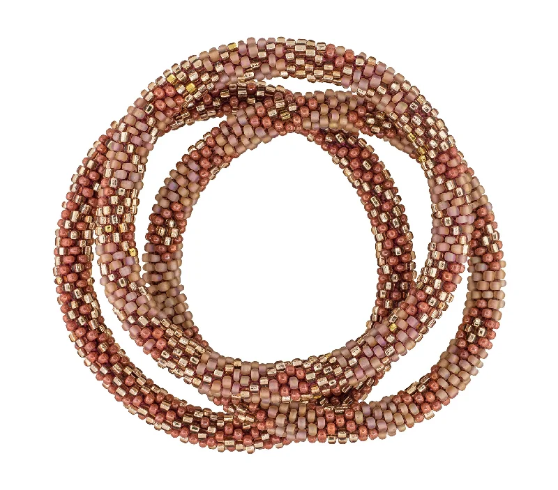 bridal charm bangles for women -Roll-On® Bracelets <br> Terracotta