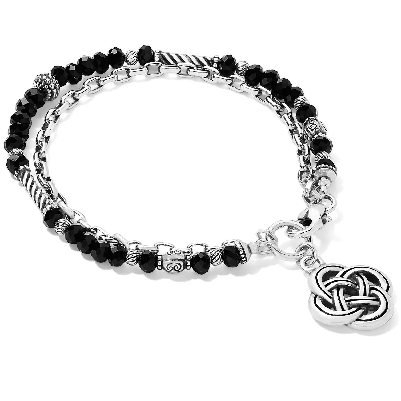 dainty bracelets for women -Gleam On Noir Bracelet