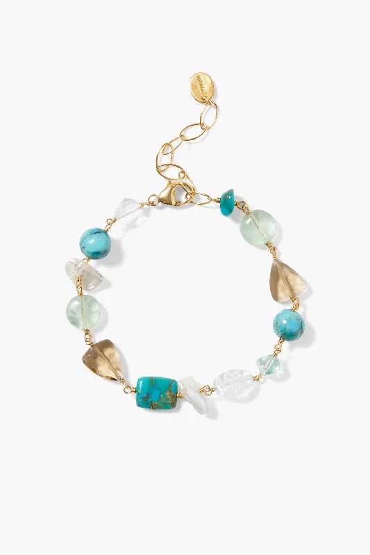 crystal charm bracelets for women -Maeve Bracelet Turquoise Mix