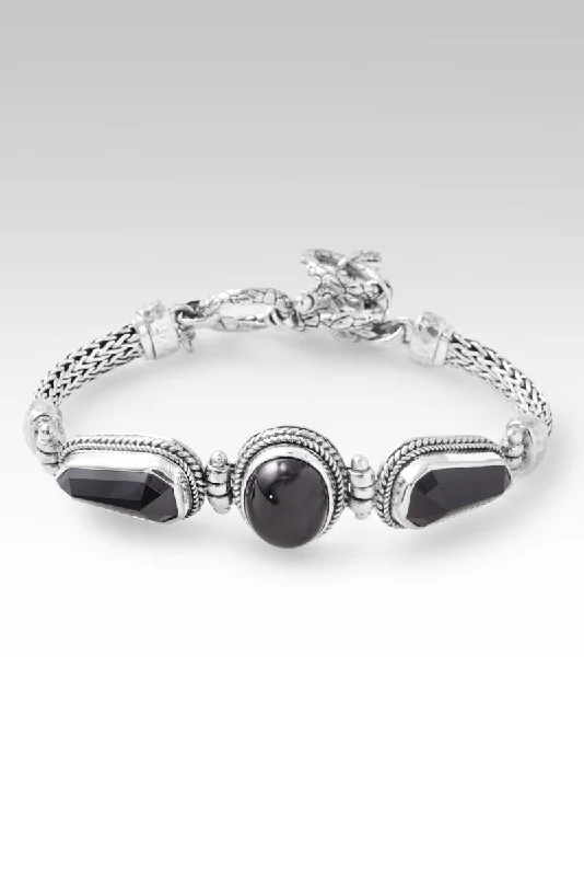 luxury bangles for women -Heaven Awaits Bracelet™ in Black Star Diopside