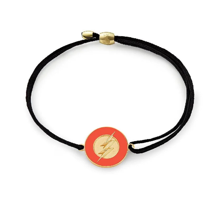 elegant bracelets for women -The Flash Justice League Pull Cord Bracelet