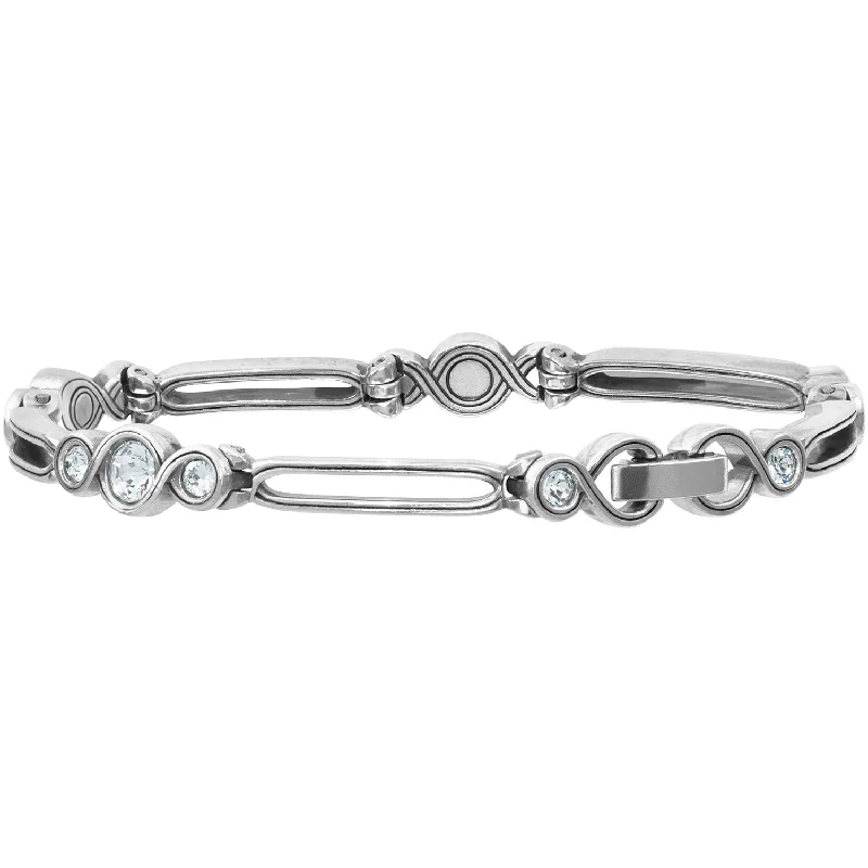 luxury charm bracelets for women -Infinity Sparkle Bracelet