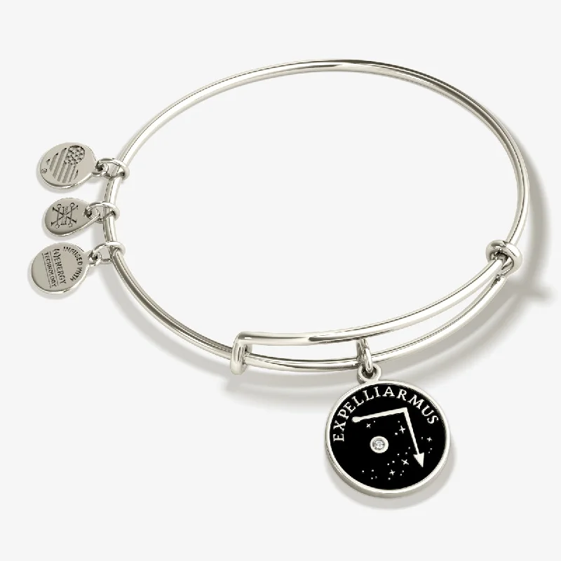 fashion charm bracelets for women -Harry Potter™ 'Expelliarmus' Charm Bangle Bracelet