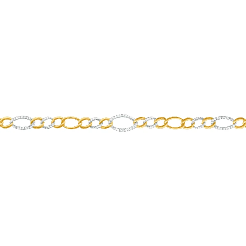 statement bracelets for women -14K GOLD DIAMOND LORI BRACELET