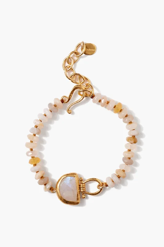 stunning bracelets for women -Luna Bracelet Moonstone